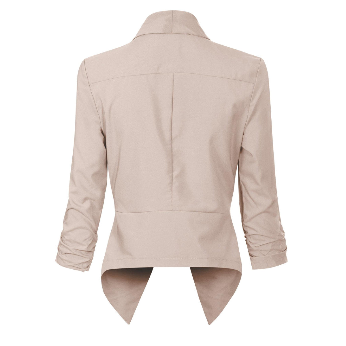 Susanne Open-Front Long-Sleeve Blazer