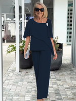 Doris Two-Piece Evening Set with Top and Pants