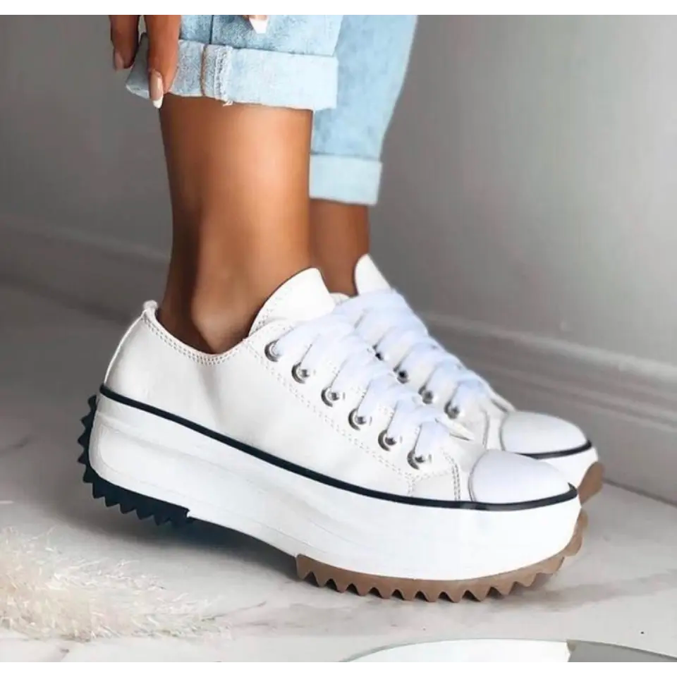 Elfriede Lace-Up Platform Sneakers