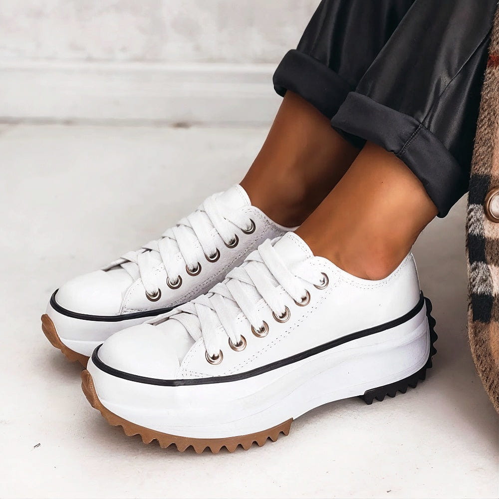Elfriede Lace-Up Platform Sneakers