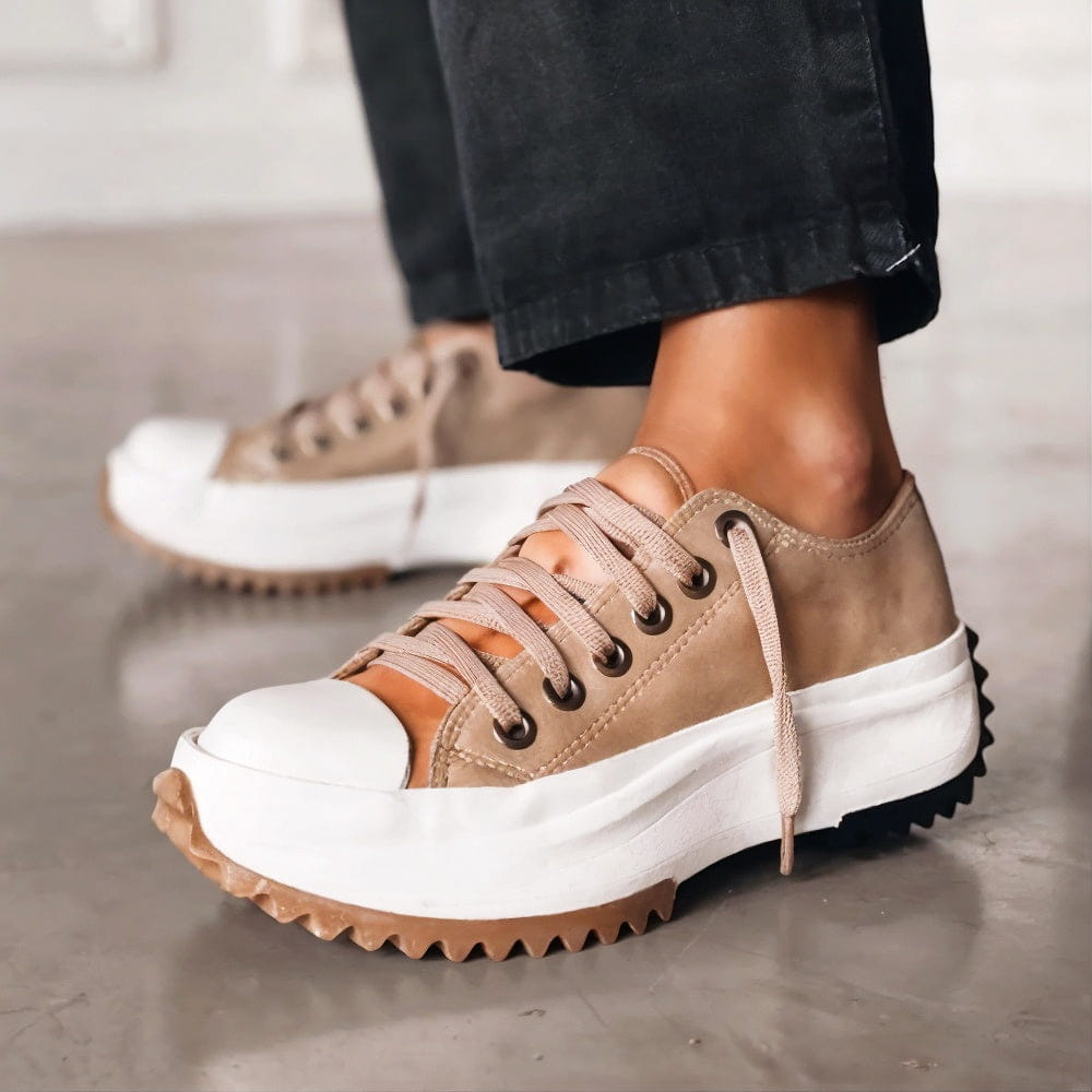 Elfriede Lace-Up Platform Sneakers
