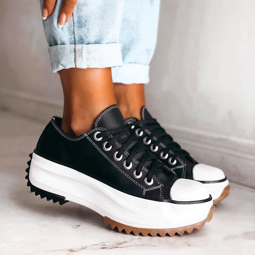 Elfriede Lace-Up Platform Sneakers