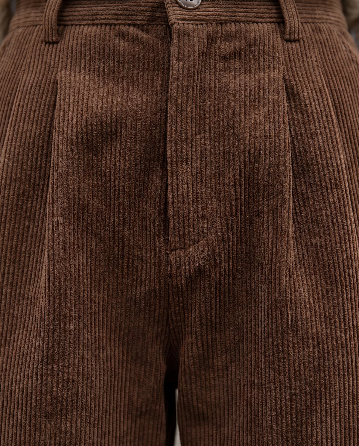 Tilda High Waist Wide Leg Pants for Women – Brown