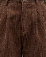 Tilda High Waist Wide Leg Pants for Women – Brown
