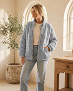 Marlowe Lightweight Quilted Jacket for Women – Light Grey