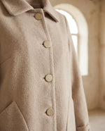 Margot Women's Oversized Longline Coat – Oatmeal