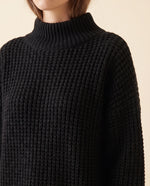 Fern Turtleneck Sweater for Women - Oversized Chunky Knit Drop Shoulder