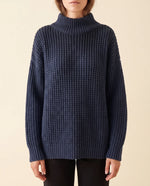Fern Turtleneck Sweater for Women - Oversized Chunky Knit Drop Shoulder