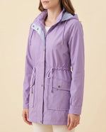 Mira Trench Coat for Women - Hooded Water-Repellent Longline