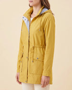 Mira Trench Coat for Women - Hooded Water-Repellent Longline