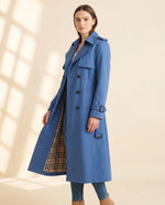 Nell Trench Coat for Women - Double-Breasted Belted Longline