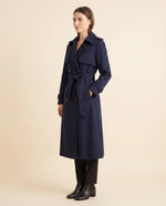 Nell Trench Coat for Women - Double-Breasted Belted Longline