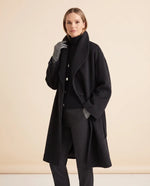 Opal Wrap Coat for Women - Shawl Collar Swing Fit