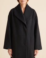 Opal Wrap Coat for Women - Shawl Collar Swing Fit