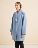 Opal Wrap Coat for Women - Shawl Collar Swing Fit