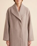 Opal Wrap Coat for Women - Shawl Collar Swing Fit