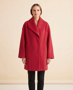 Opal Wrap Coat for Women - Shawl Collar Swing Fit
