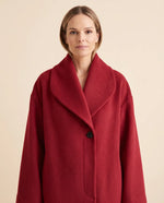 Opal Wrap Coat for Women - Shawl Collar Swing Fit