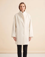 Opal Wrap Coat for Women - Shawl Collar Swing Fit