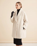 Opal Wrap Coat for Women - Shawl Collar Swing Fit