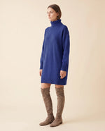 Tess Sweater Dress for Women - Turtleneck Long Sleeve Relaxed