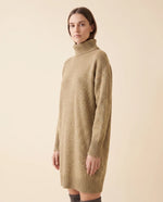 Tess Sweater Dress for Women - Turtleneck Long Sleeve Relaxed