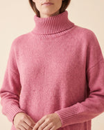 Tess Sweater Dress for Women - Turtleneck Long Sleeve Relaxed