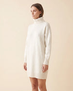 Tess Sweater Dress for Women - Turtleneck Long Sleeve Relaxed