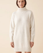 Tess Sweater Dress for Women - Turtleneck Long Sleeve Relaxed