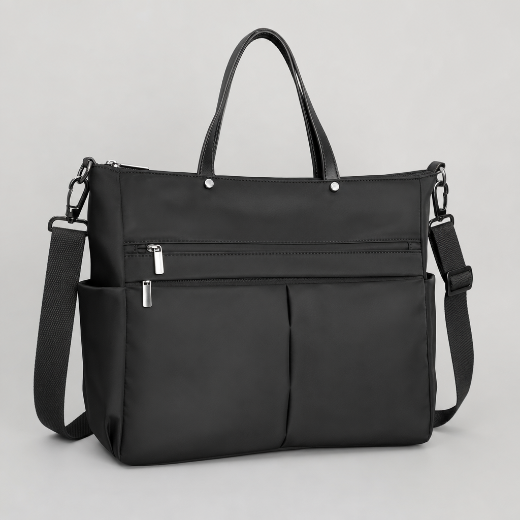 Ashdon Commuter Tote in black