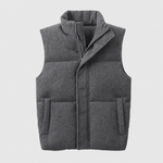 Aylsham Wool-Look Gilet in dark grey