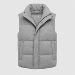 Aylsham Wool-Look Gilet in light grey