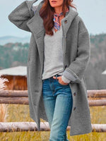 Selina Oversized Button-Front Coat