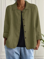Hanna Lightweight Button-Front Jacket