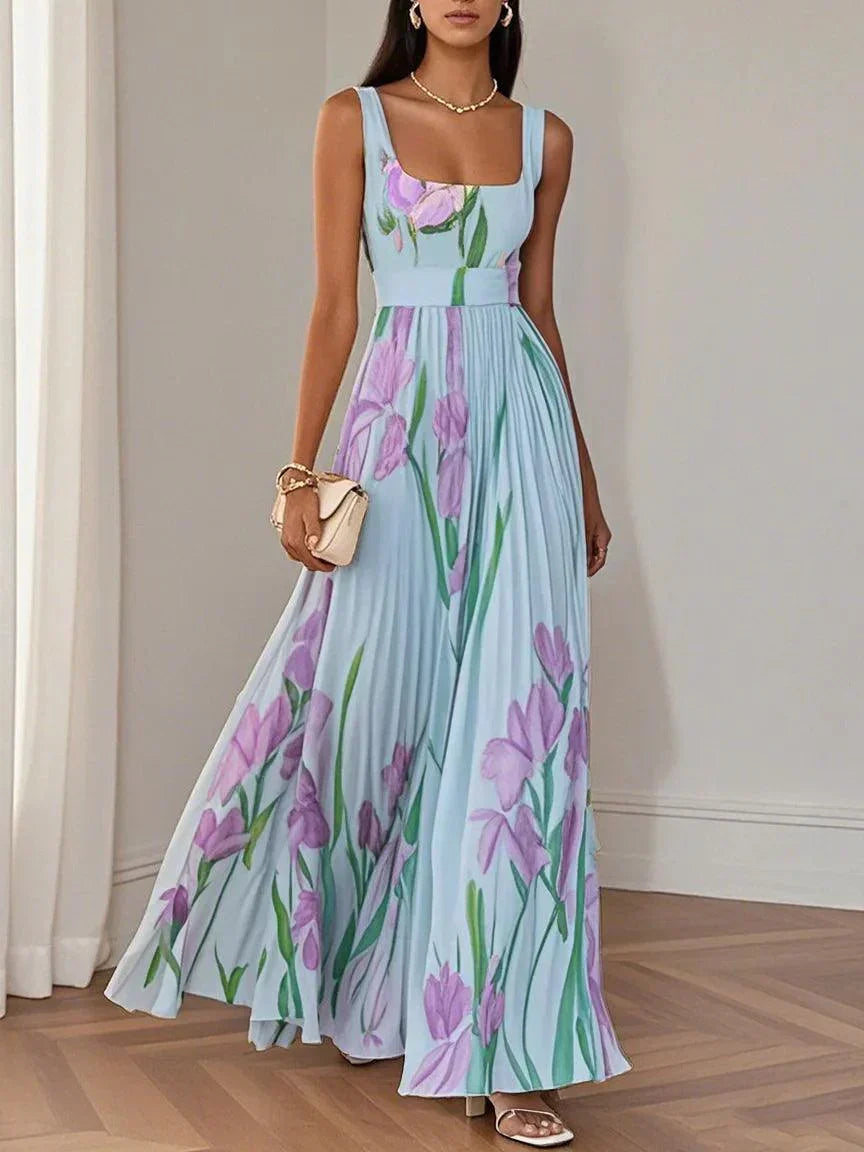 Brooklyn | Women’s Boho Floral Flowing A Line Dress