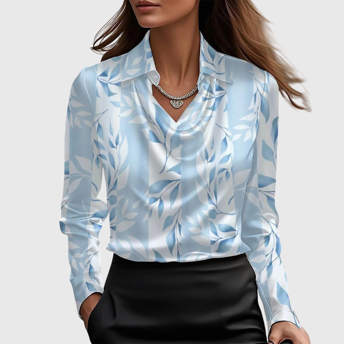 Emma Cowl Neck Long Sleeve Top