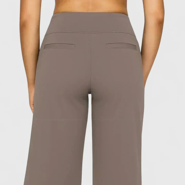 Nadine Wide-Leg Lounge Pants with Stretch Waistband