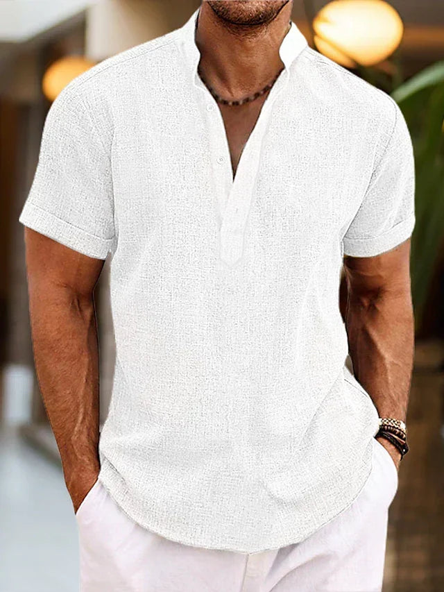 Daniel Short Sleeve Henley Shirt