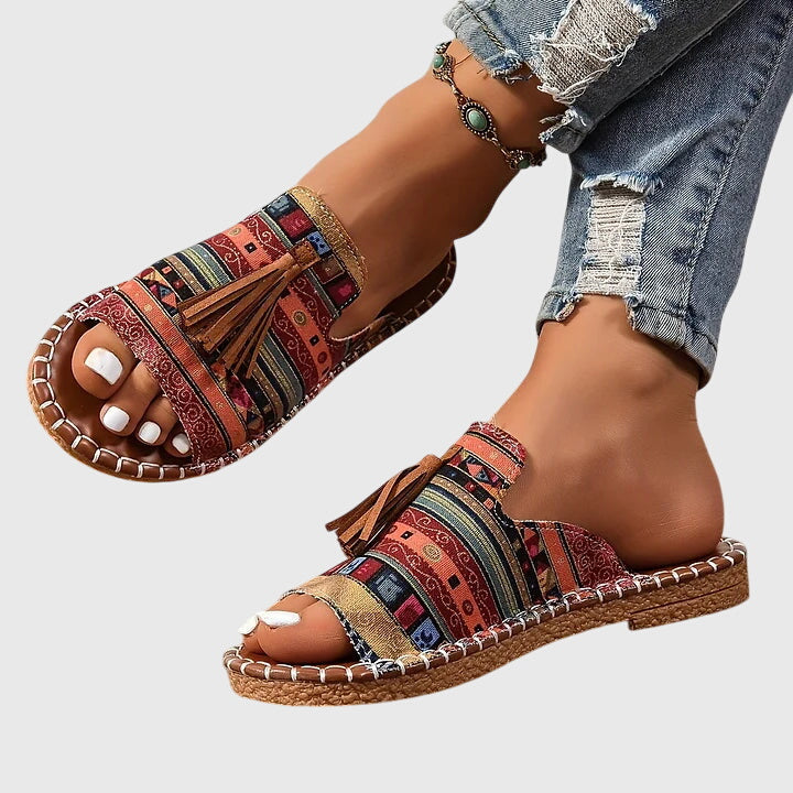 Lorraine | Comfortable Flat Sandals
