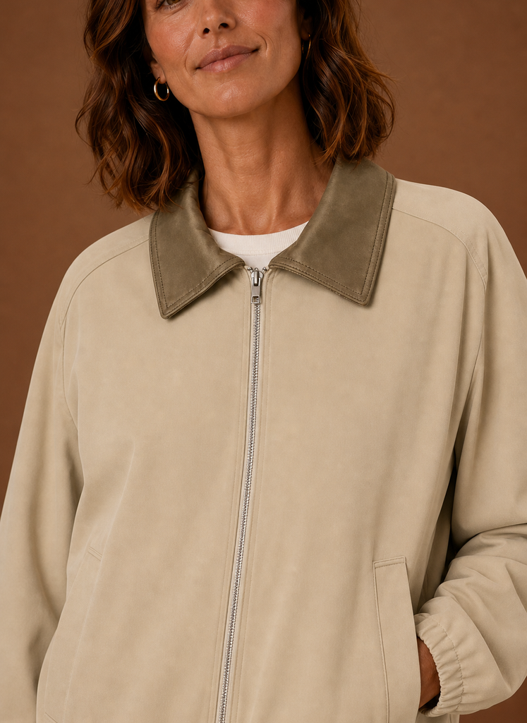 Women's Barn Jacket - Zip-Front Relaxed Work Jacket | Areleon