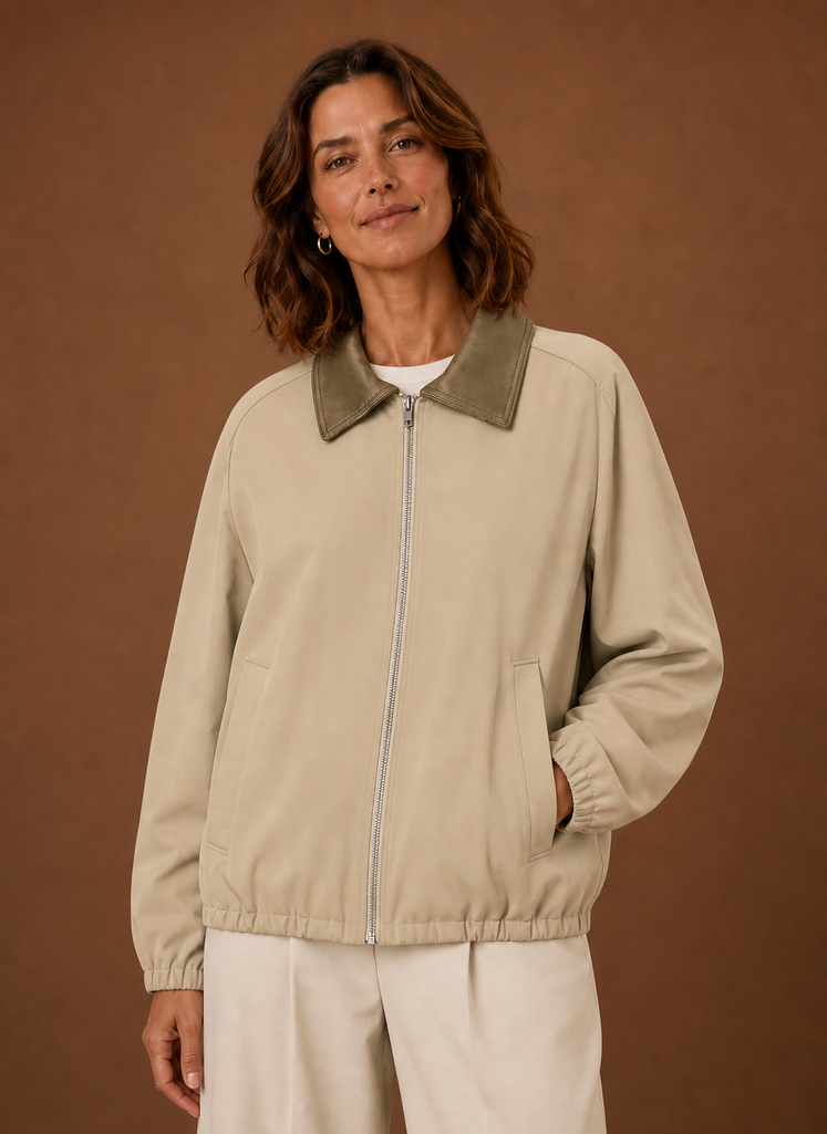 Women's Barn Jacket - Zip-Front Relaxed Work Jacket | Areleon
