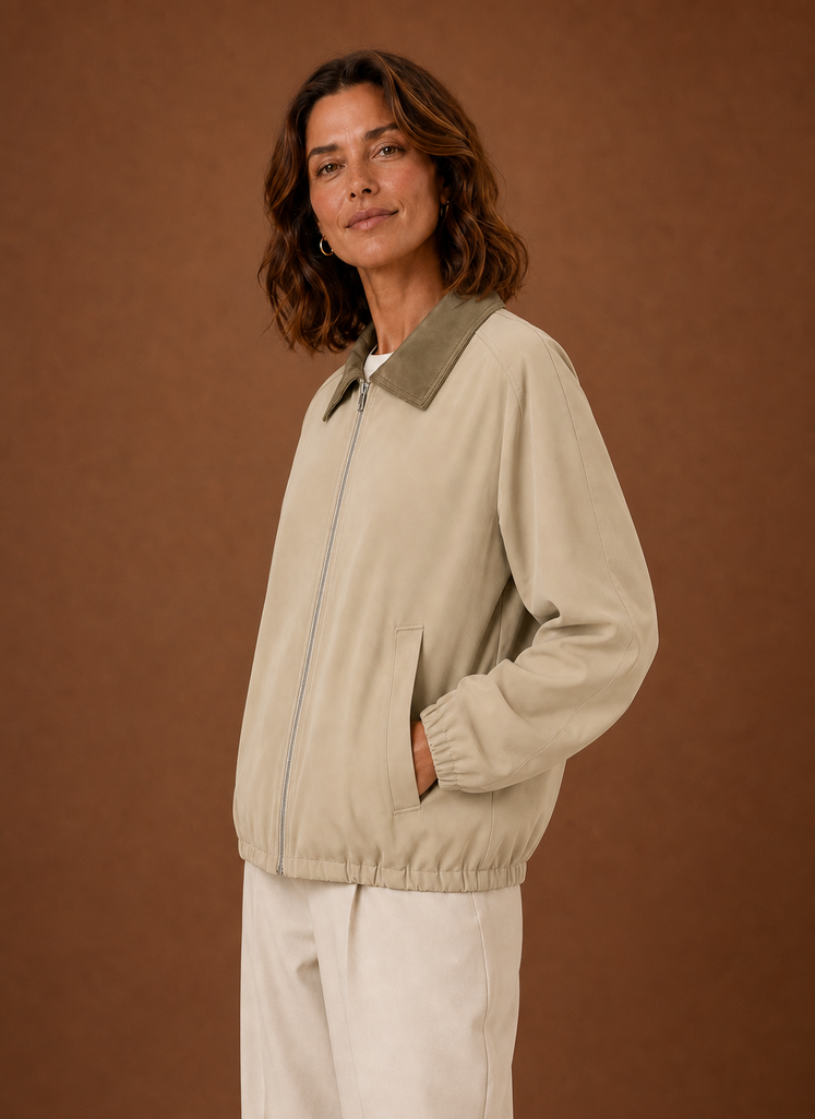 Women's Barn Jacket - Zip-Front Relaxed Work Jacket | Areleon