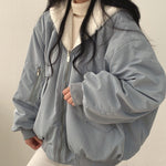 Greta Reversible Lined Bomber Jacket