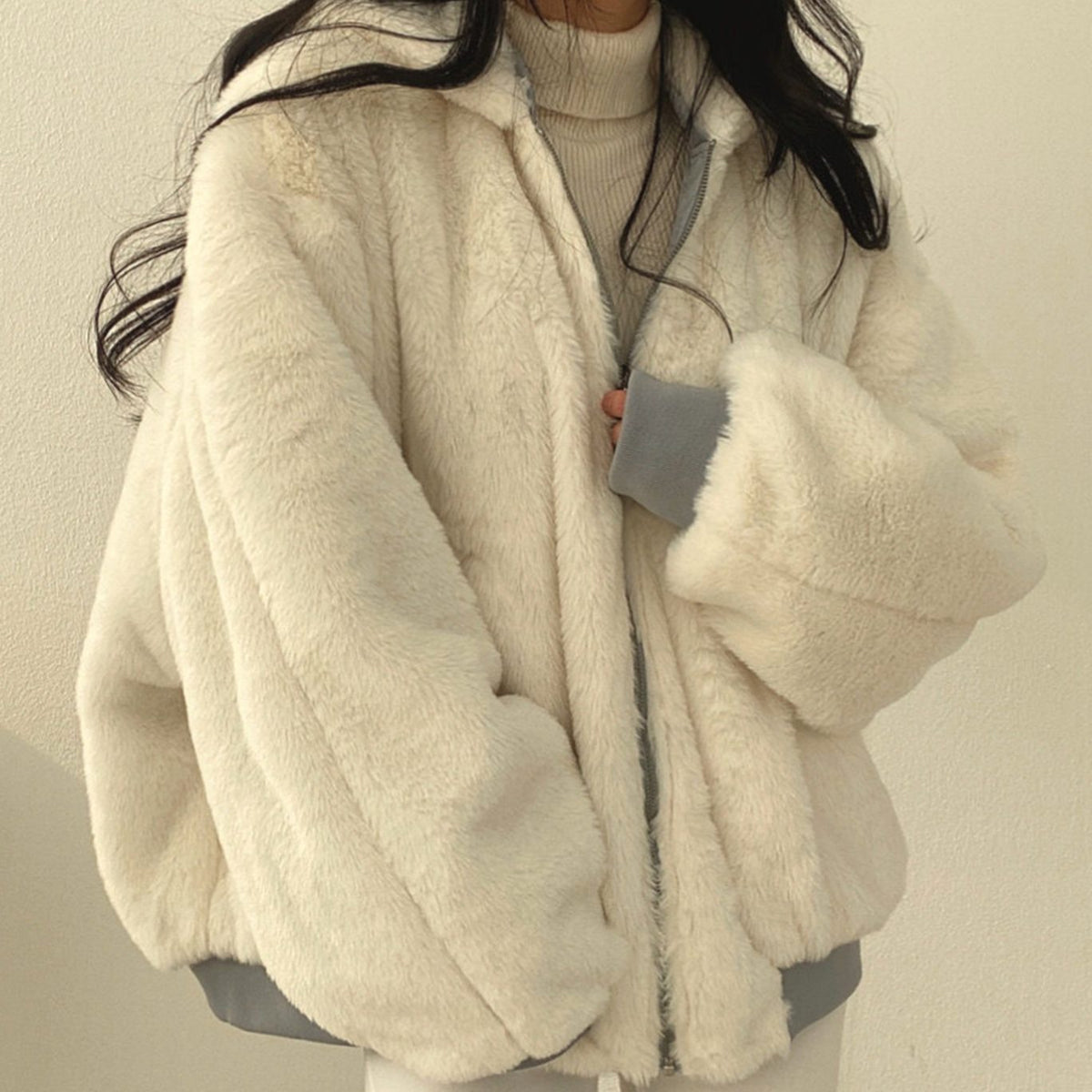 Greta Reversible Lined Bomber Jacket