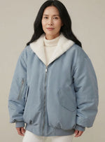 Greta Reversible Lined Bomber Jacket