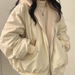 Greta Reversible Lined Bomber Jacket