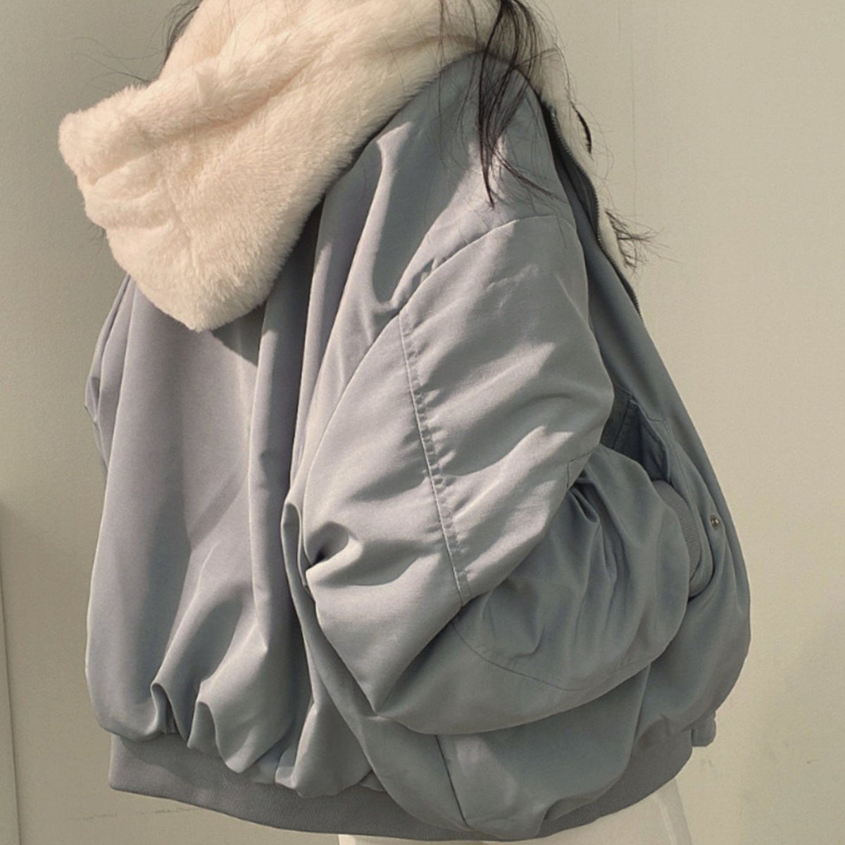 Greta Reversible Lined Bomber Jacket