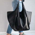 Charlotte Oversized Vegan Leather Tote Bag