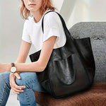Charlotte Oversized Vegan Leather Tote Bag