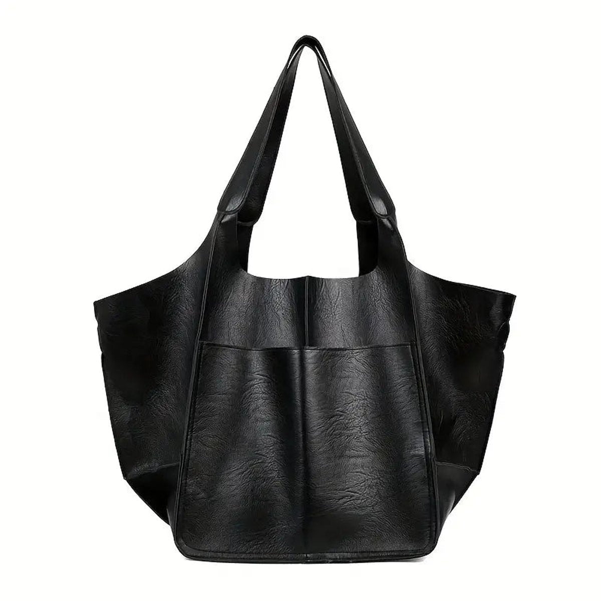 Charlotte Oversized Vegan Leather Tote Bag